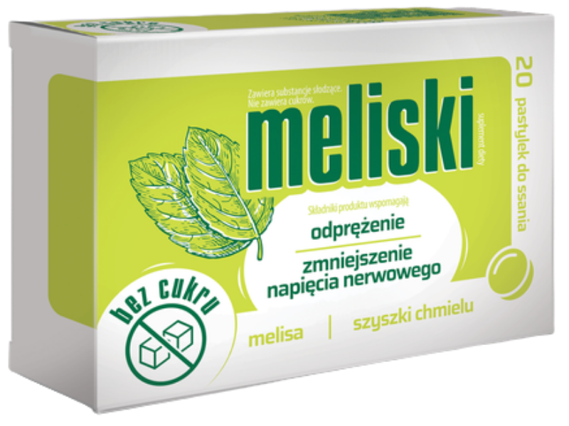Meliski, pastylki do ssania, 18 szt.