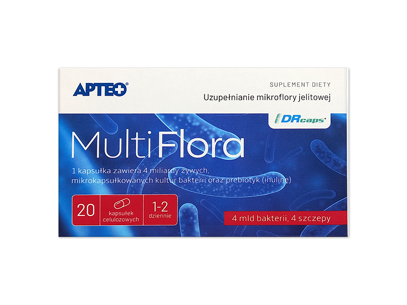 Apteo Multi Flora, kapsułki, 20 kaps.