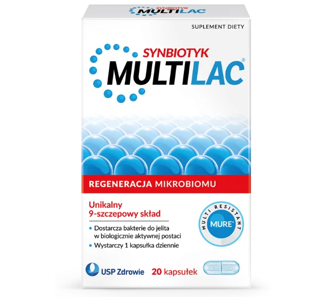 Multilac probiotyk, kapsułki, 50 kaps.