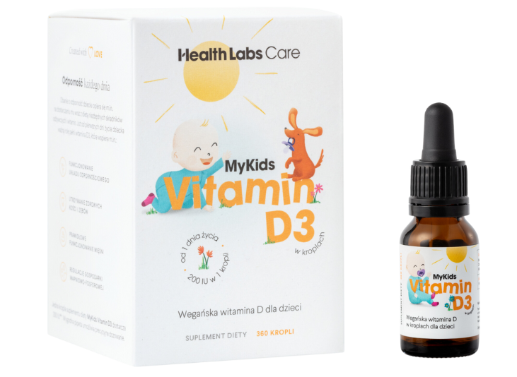 Health Labs Care MyKids Vitamin D3, krople, 9,7 ml