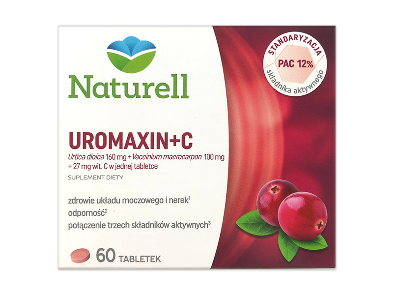 Naturell Uromaxin + C, tabletki, 60 tabl.
