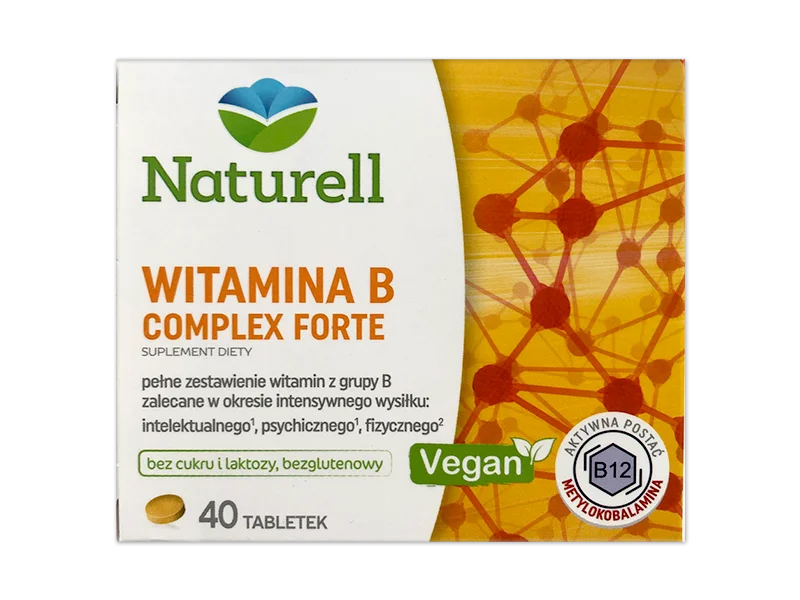Naturell Witamina B Complex Forte, tabletki, 120 tabl.
