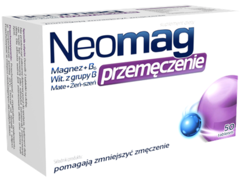 Neomag Przemęczenie, tabletki, 50 tabl.