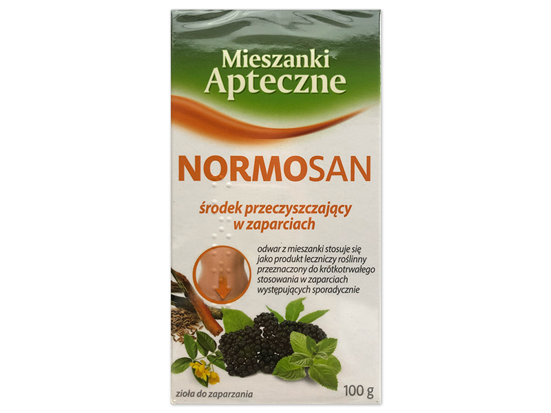 Normosan fix, zioła do zaparzania, 20 sasz.