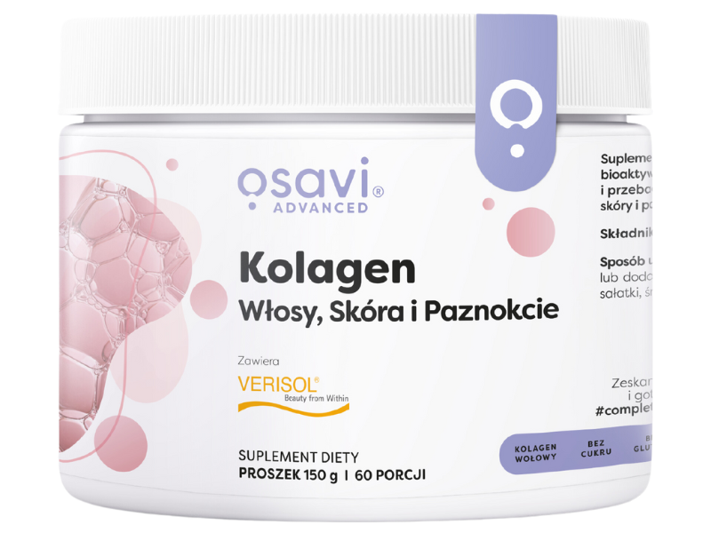 Osavi kolagen włosy skóra i paznokcie, proszek, 150 g