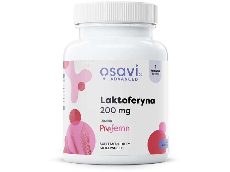 Osavi Laktoferyna z mleka krowiego, kapsułki, 200 mg, 60 kaps.