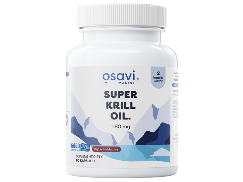 OSAVI Marine Super Krill Oil, kapsułki miękkie, 60 kaps.