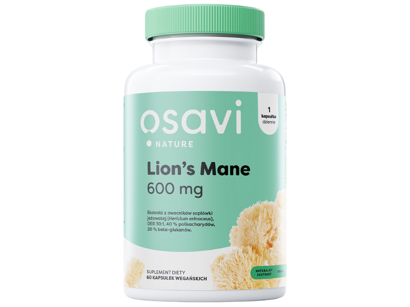 OSAVI Nature Lion’s Mane, kapsułki twarde, 120 kaps.