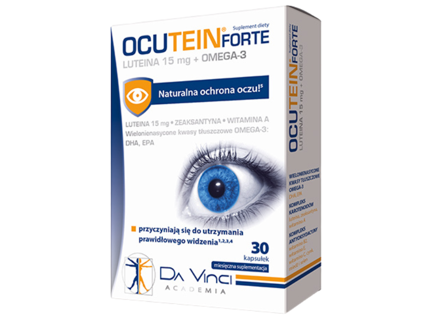 OCUTEIN FORTE Lutein + Omega-3, kapsułki, 60 kaps.