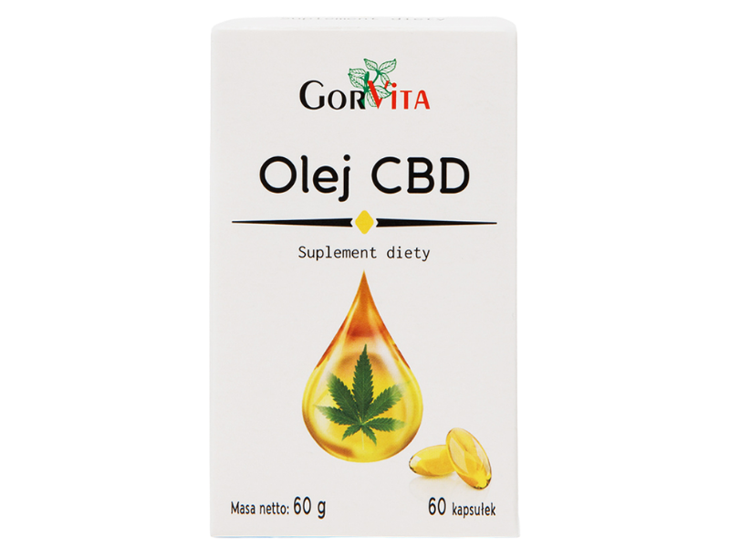 Olej CBD, kapsułki, 60 kaps.