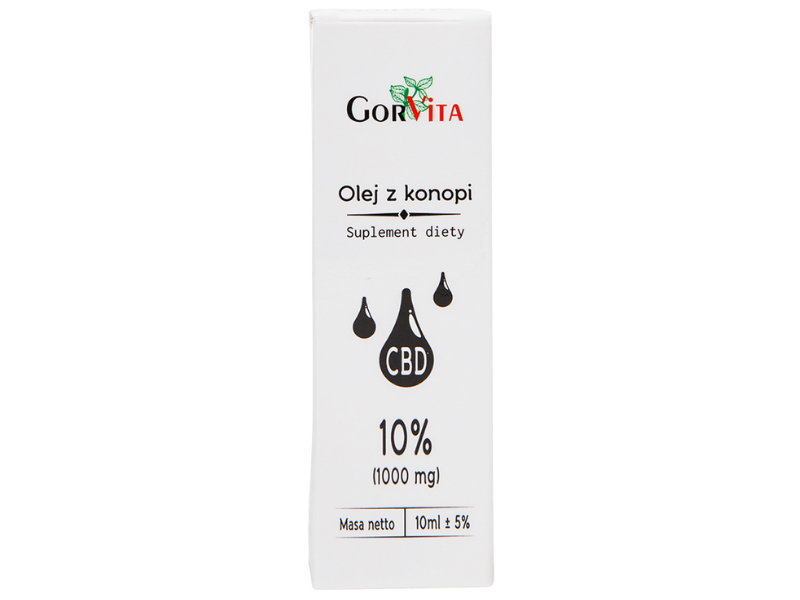 Olej z konopii CBD, 10 ml