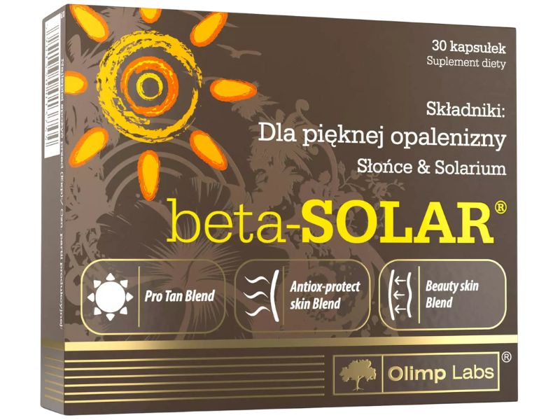 Olimp Beta-Solar – piękna i zdrowa opalenizna, kapsułki, 30 kaps.