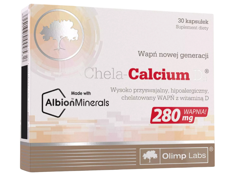 Olimp Chela-Calcium D3, kapsułki, 30 kaps.