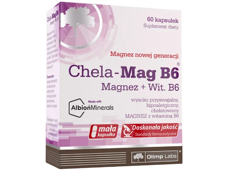 Olimp Chela-Mag B6, kapsułki, 60 kaps.