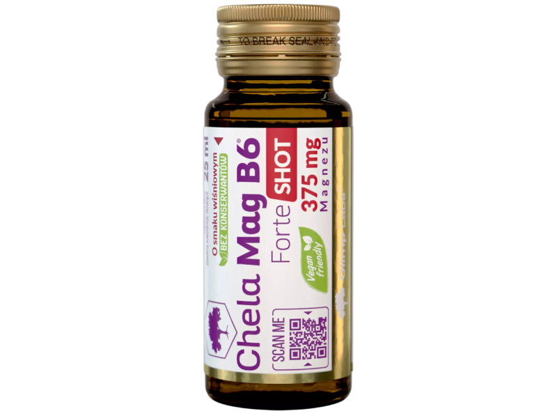 Olimp Chela-Mag B6 Forte Shot, płyn, 375 mg, 25 ml