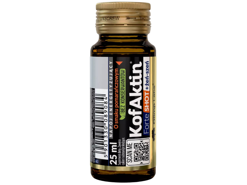 Olimp Kofaktin forte shot + żeń-szeń, płyn, 25 ml