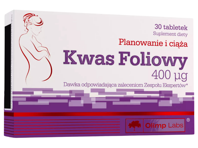 Olimp kwas foliowy, tabletki, 400 µg, 30 tabl.