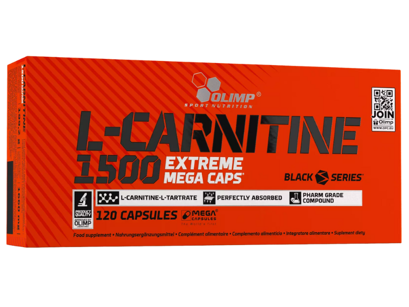 Olimp L-Carnitine 1500 Extreme Mega Caps, kapsułki, 1500 mg, 120 kaps.