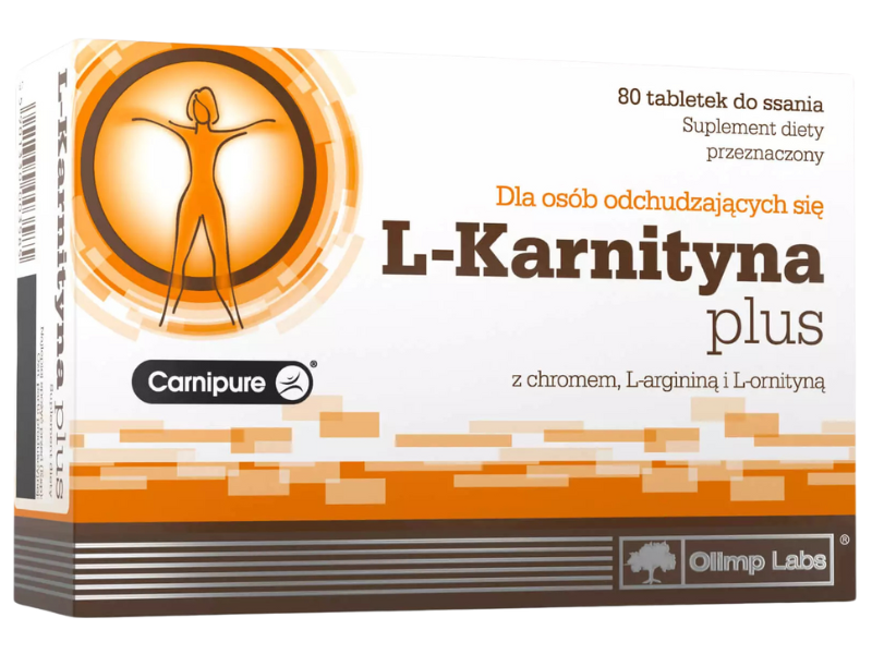 Olimp L-karnityna Plus, tabletki do ssania, 80 tabl.