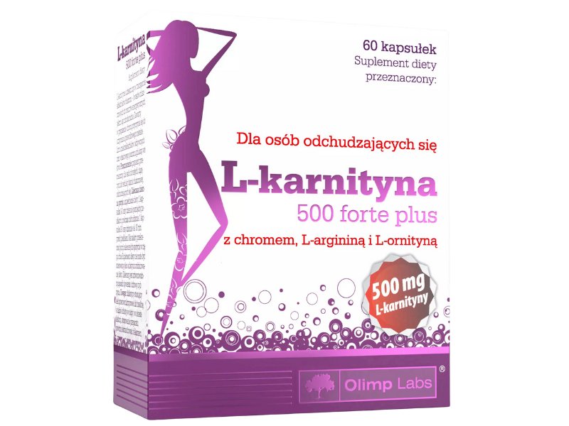 Olimp L-karnityna 500 Forte Plus, kapsułki, 60 kaps.