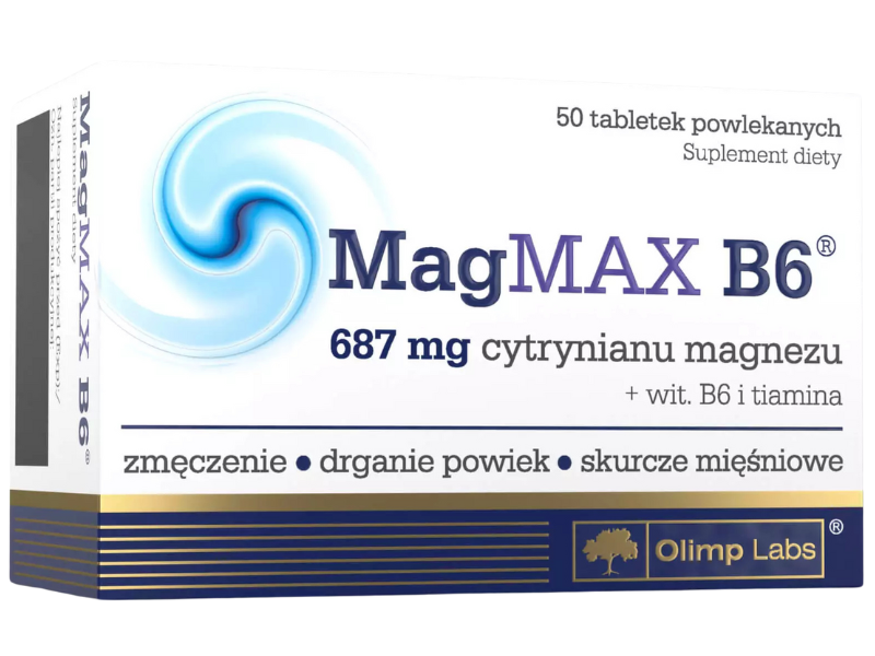 Olimp Magmax B6 magnez + vit B6, kapsułki, 50 kaps.
