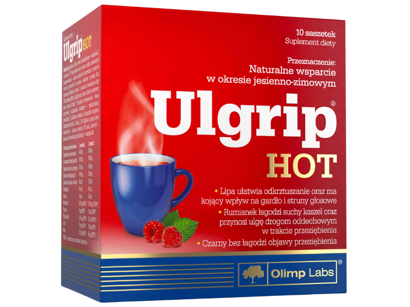 Olimp Ulgrip Hot, proszek, 10 sasz.