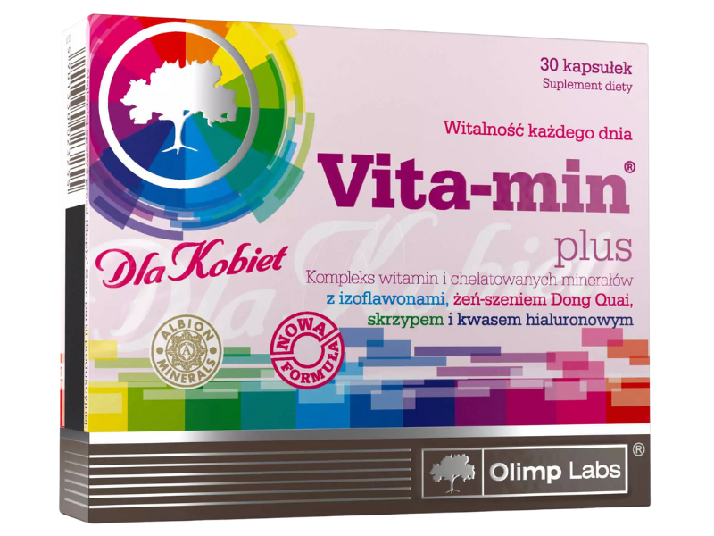 Olimp Vita-Min Plus dla kobiet, kapsułki, 30 kaps.