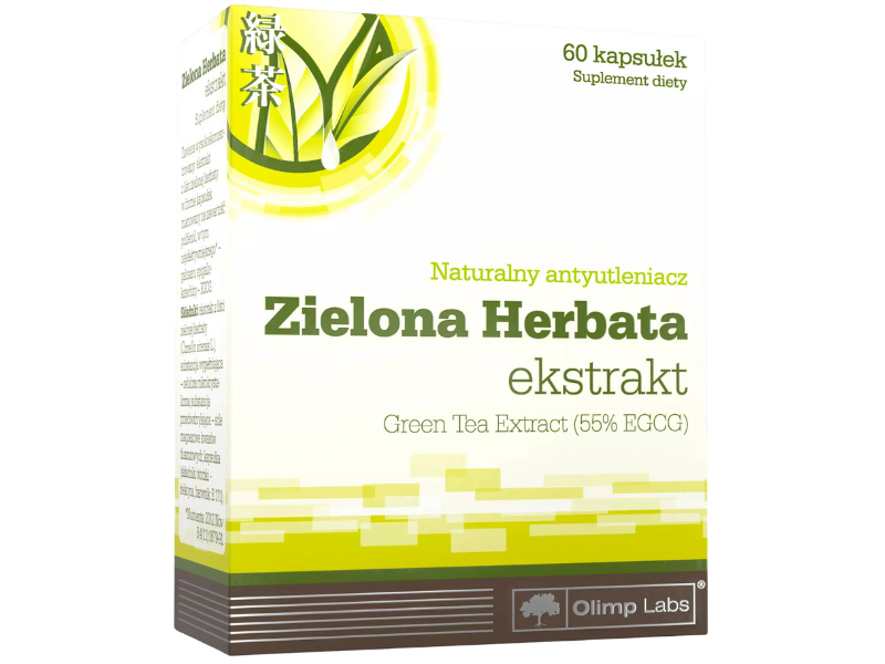 Olimp Green Tea Olimp, odchudzanie i oczyszczanie, kapsułki, 60 kaps.