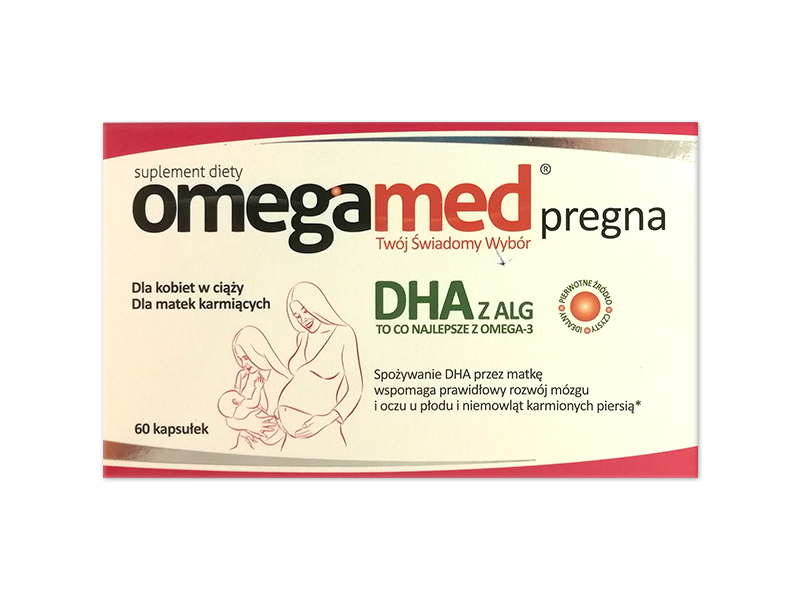 Omegamed Pregna DHA, kapsułki, 30 kaps.