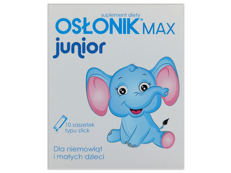 Osłonik Max Junior, saszetki, 10 saszetek