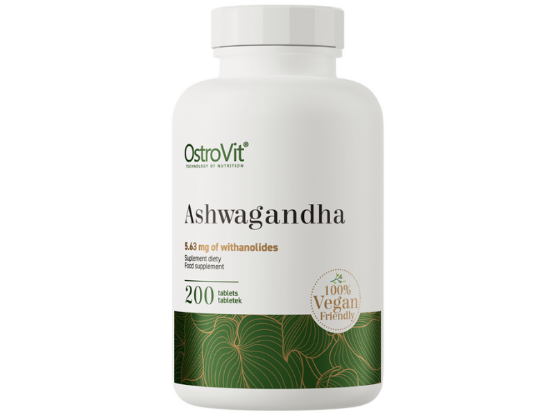 OstroVit Ashwagandha, tabletki, 375 mg, 200 szt.