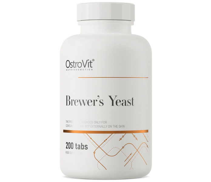 OstroVit Drożdże piwne, tabletki, 200 tabl.