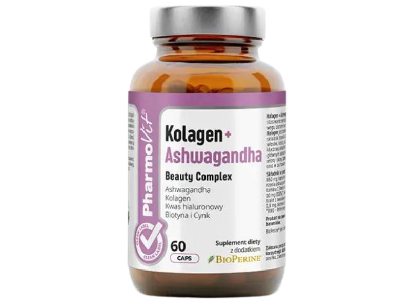 Pharmovit Kolagen + ashwagandha, kapsułki, 60 kaps.