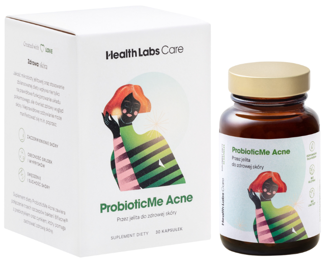 Health Labs ProbioticMe Acne probiotyk z cynkiem, kapsułki, 3 kaps.