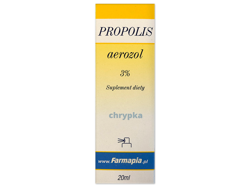Propolis, aerozol do jamy ustnej, 3%, 20 ml