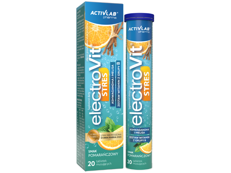 Regis Activlab Pharma ElectroVit stres, tabletki musujące, 20 tabl.