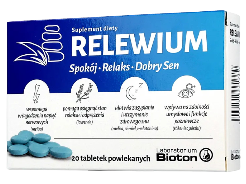 Relewium, tabletki, 20 tabl.