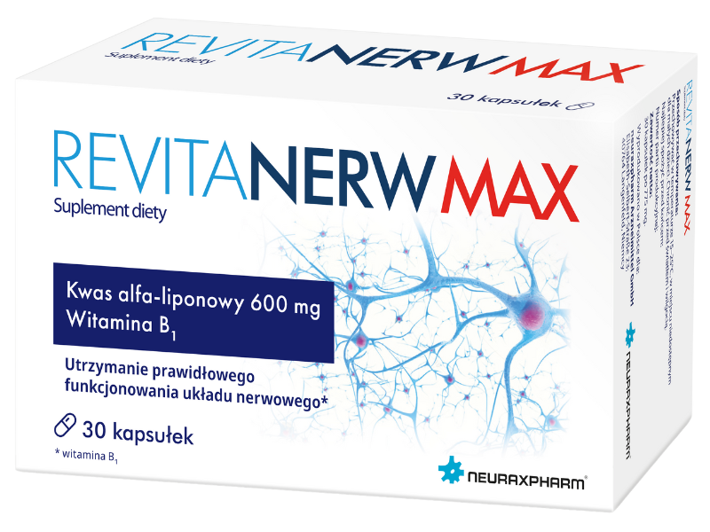 Revitanerw Max, kapsułki, 30 kaps.