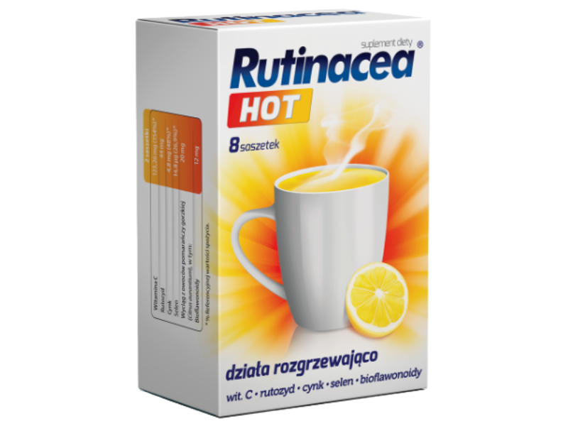 Rutinacea Hot, saszetki, 8 sasz.