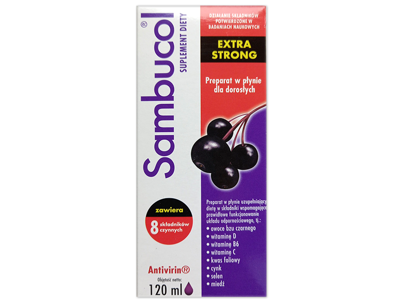 Sambucol Extra Strong, syrop, 120 ml