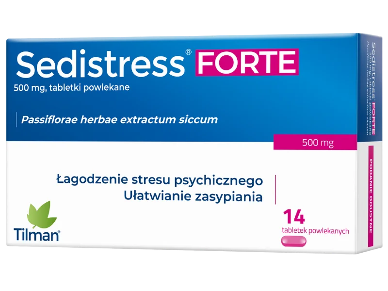 Sedistress forte, tabletki, 500 mg, 28 tabl.