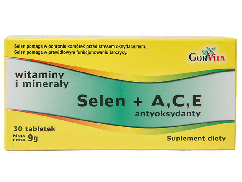 Selen A, C, E, tabletki, 30 tabl.