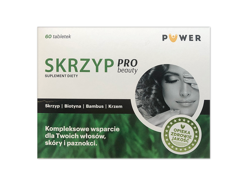 PUWER POLSKA Skrzyp Pro beauty, tabletki, 60 tabl.