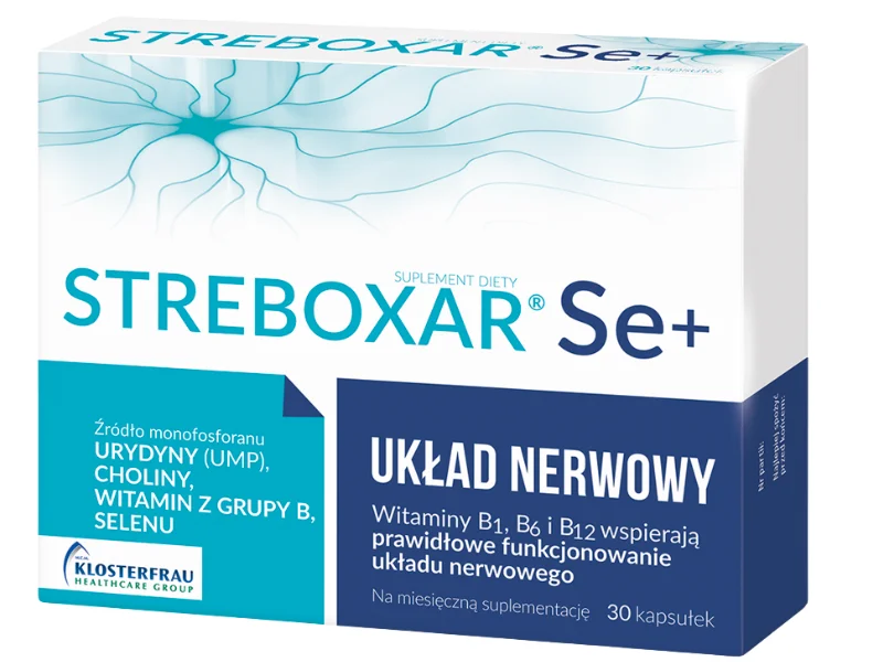 Streboxar Se+, kapsułki, 30 kaps.