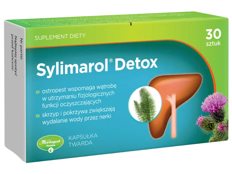 Sylimarol Detox, kapsułki, 30 kaps.