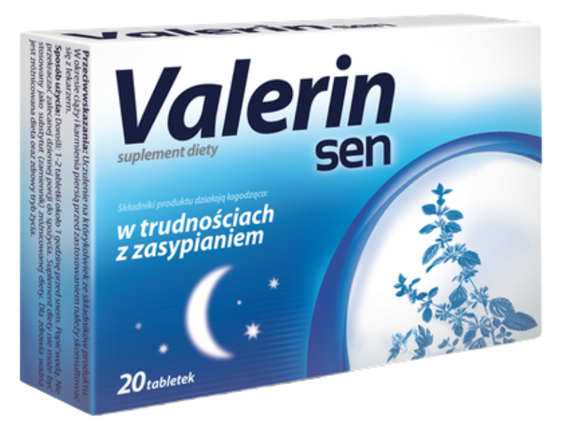 Valerin Sen, tabletki, 20 tabl.