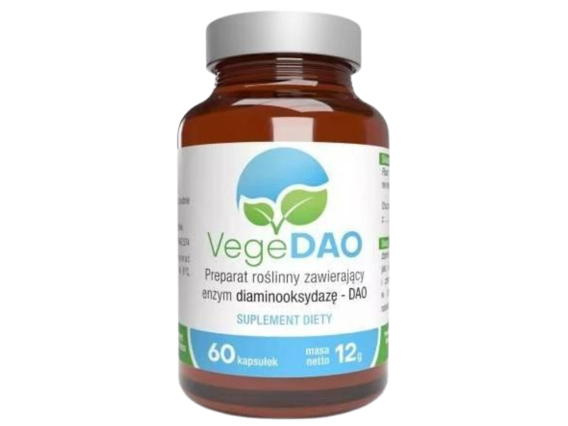 Vegedao dla osób z nietolerancją histaminy, kapsułki, 60 kaps.