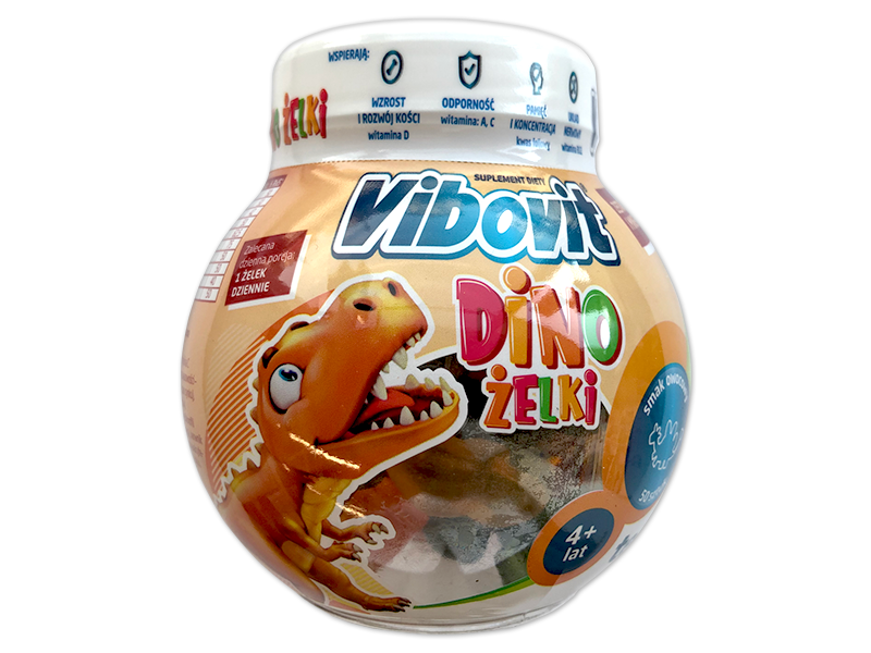 Vibovit Dino, żelki, 50 szt.