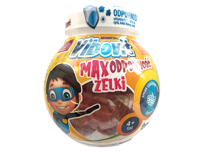 Vibovit Max Odporność, żelki, 50 szt.