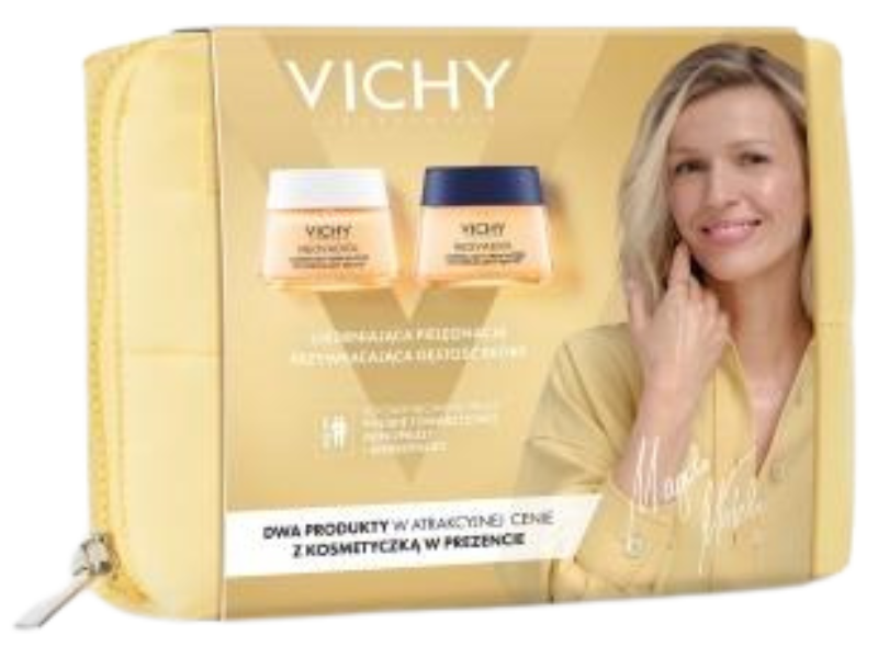 Vichy Neovadiol zestaw krem na dzień + krem na noc przeciw wiotczeniu skóry + kosmetyczka, 50 + 50 ml + ml